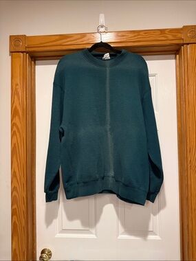 Prospirit Men's Crewneck Sweatshirt in Deep Teal Mens Size XXXL